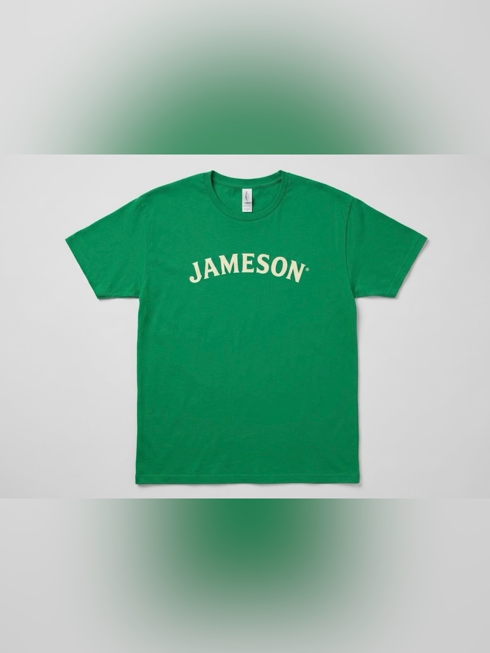 Hanes jameson Irish whisky graphic t shirt green size large